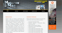 Desktop Screenshot of motoresymas.com